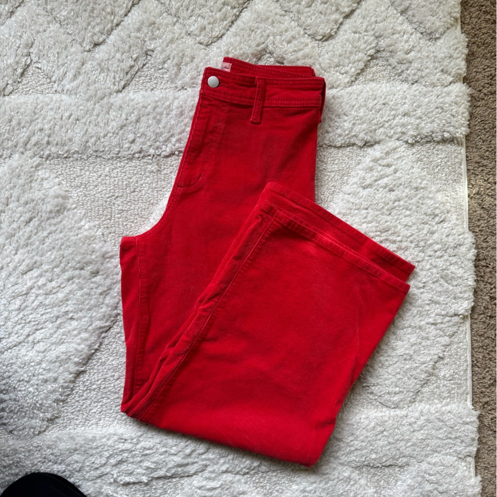 Universal Thread Bright Red Corduroy Sailor Pants